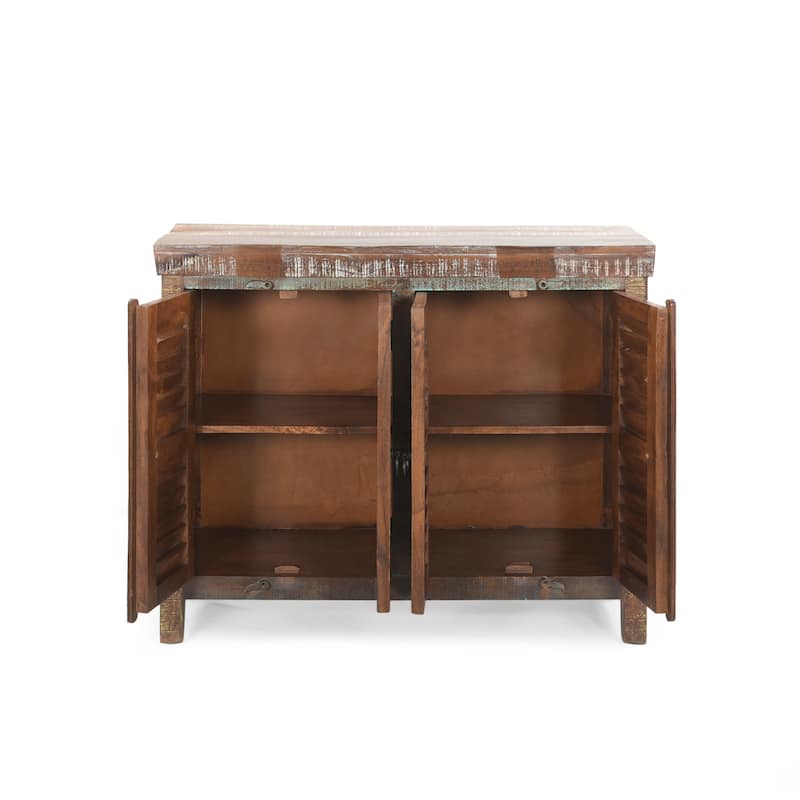 Macalpin Recycled Wood Cabinet by Christopher Knight Home