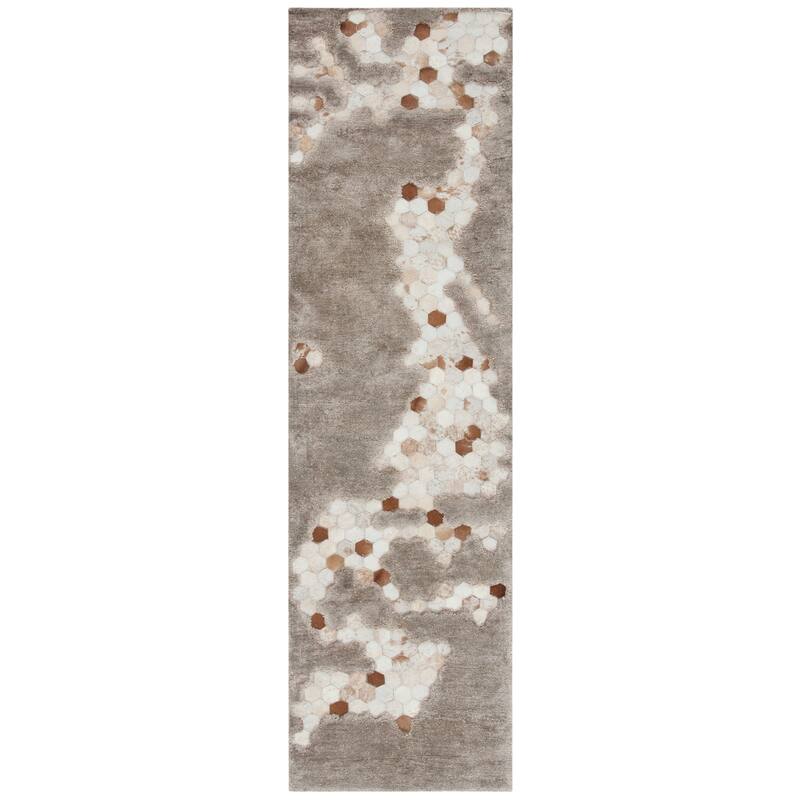 SAFAVIEH Handmade Manhattan Shakti Modern Abstract Silk Rug