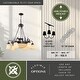 preview thumbnail 7 of 7, Vaxcel Lighting Bryce 9 Light 28-1/2" Wide Chandelier with Elk Accents