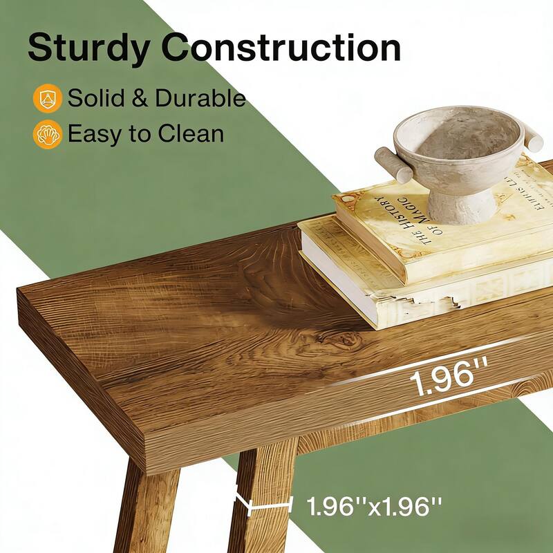 2-Tier Entryway Space-Saving Console Sofa Table