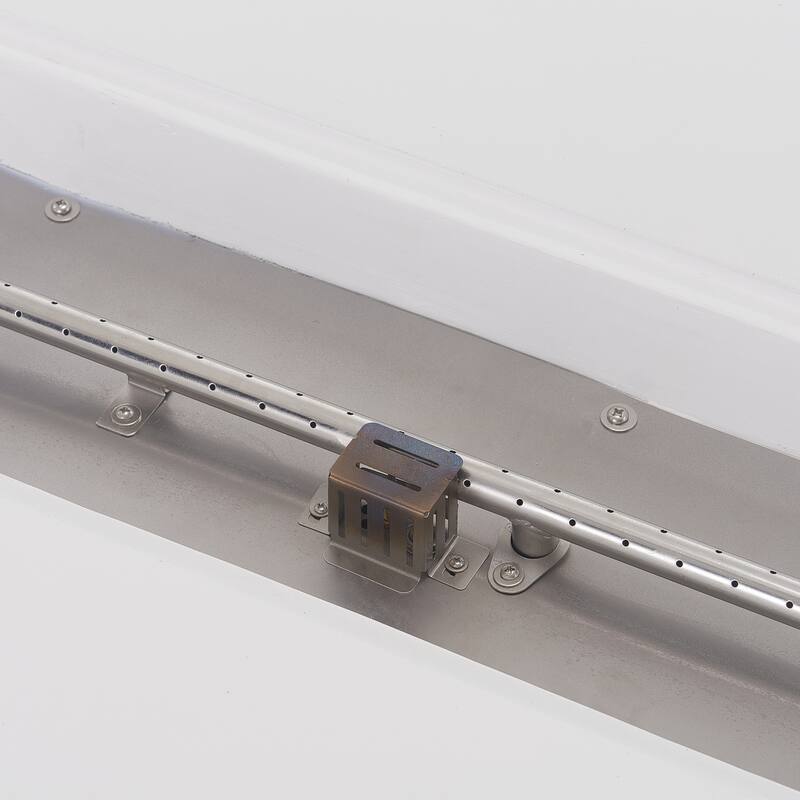 Christopher Knight Home - Lecce Outdoor 48.2" Rectangular MgO Fire Pit Table with 50,000 BTU Burner