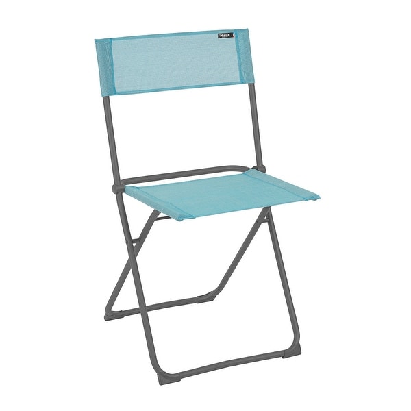Folding Chair - Set of 2 - Basalt Steel Frame - Lac Fabric