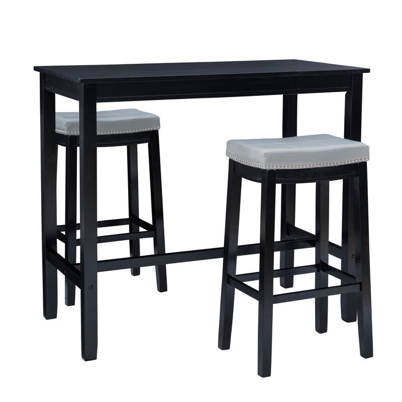 Linon Bridgeport 3-Piece Bar Dining Set
