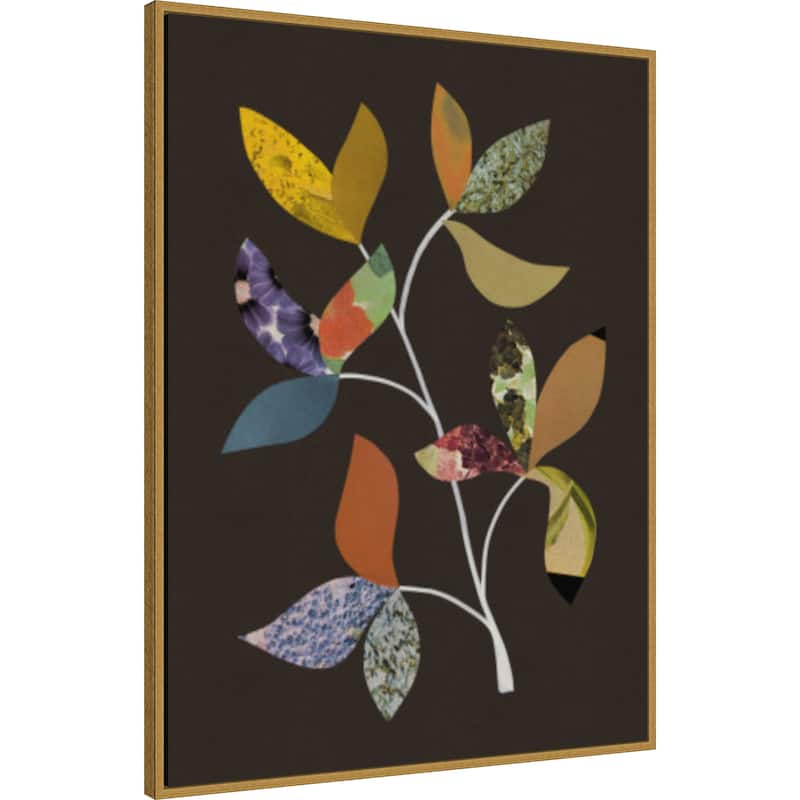 Blooming Branches by Alisa Galitsyna Framed Canvas Wall Art Print - Sylvie Gold