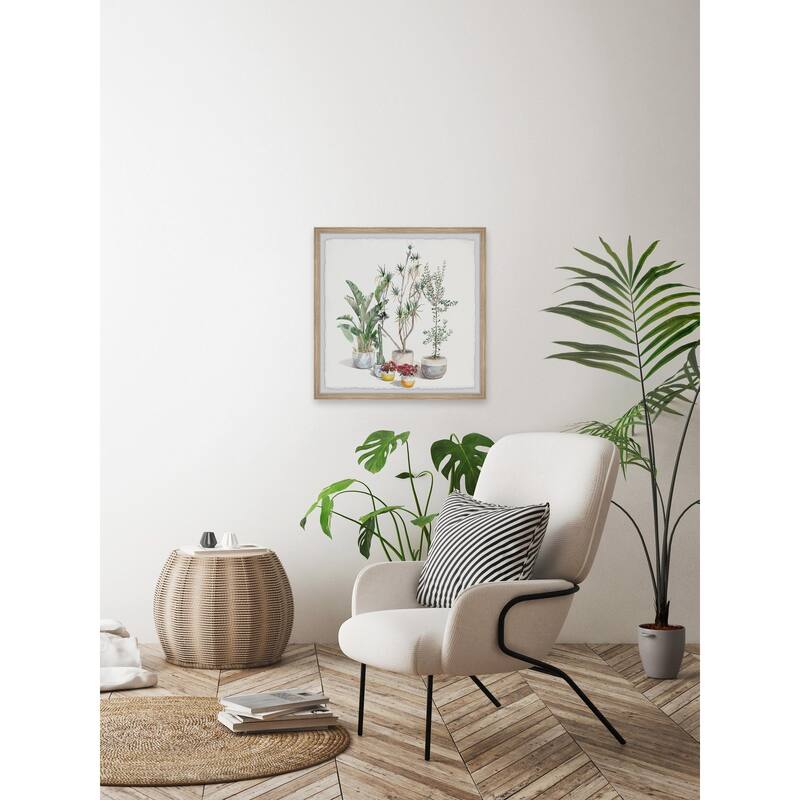 Tropical Flair Framed Wall Art, Elegant Home Touch - Sophisticated Artwork for Refined Décor