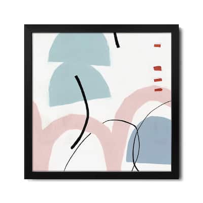 Elasticity II Blush Version Premium Framed Poster by PI Studio