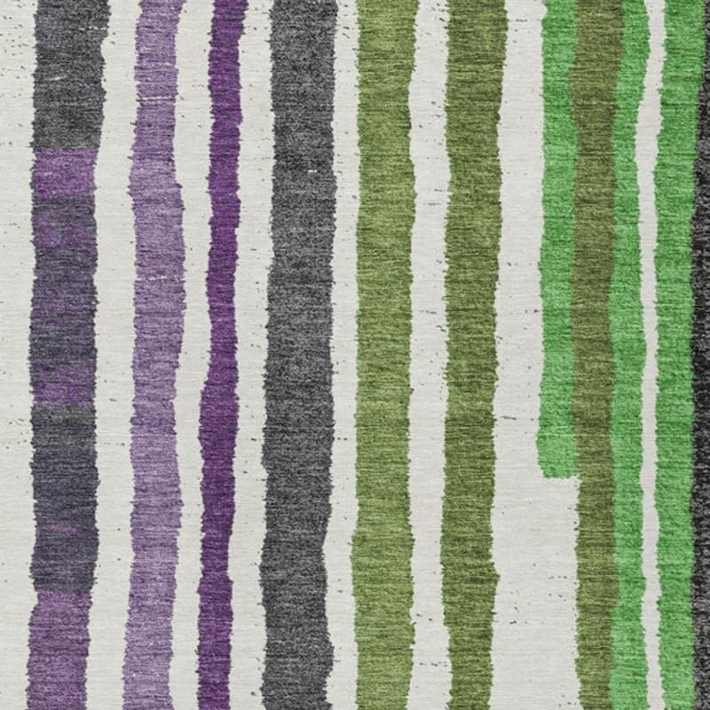 HomeRoots Striped Transitional Rectangle Outdoor Rug