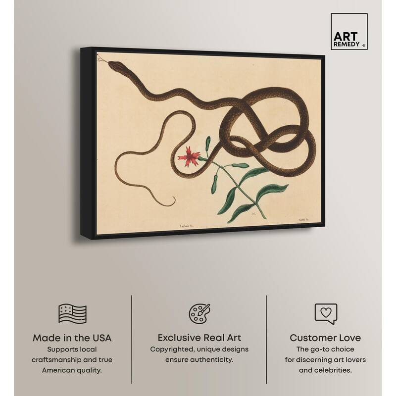 The Coach Whip Snake 1743 Canvas by Art Remedy