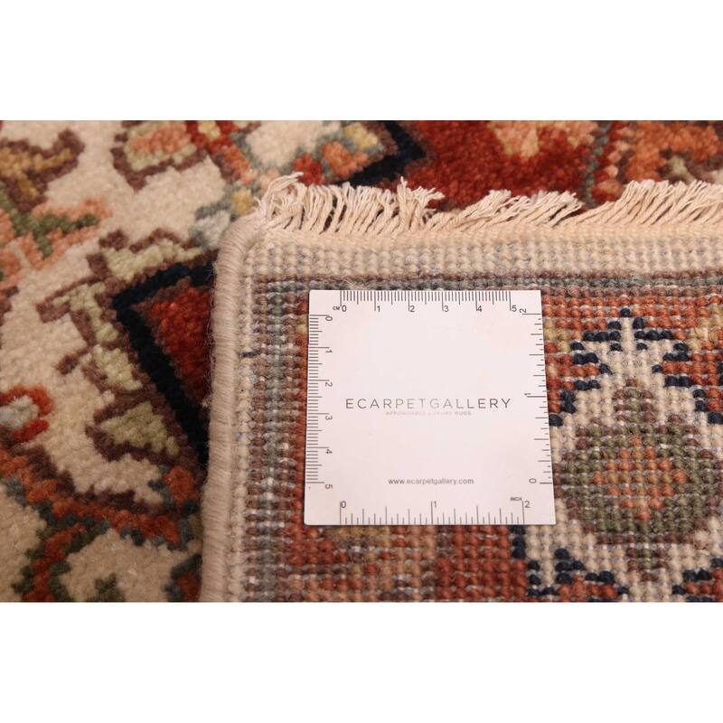 ECARPETGALLERY Hand-knotted Jules Sultane Cream Wool Rug - 2'6 x 10'0