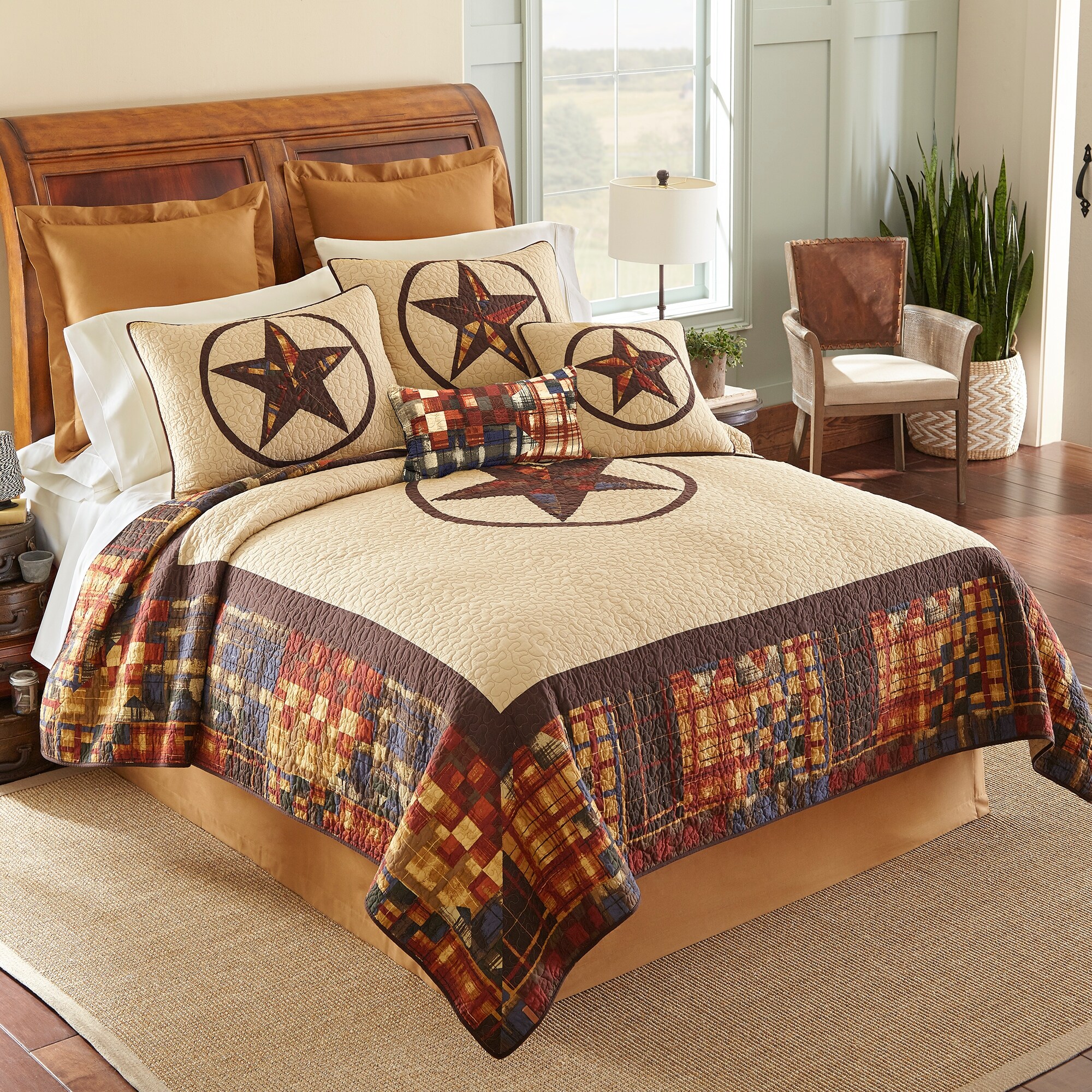 Donna Sharp Rustic Star Quilt 