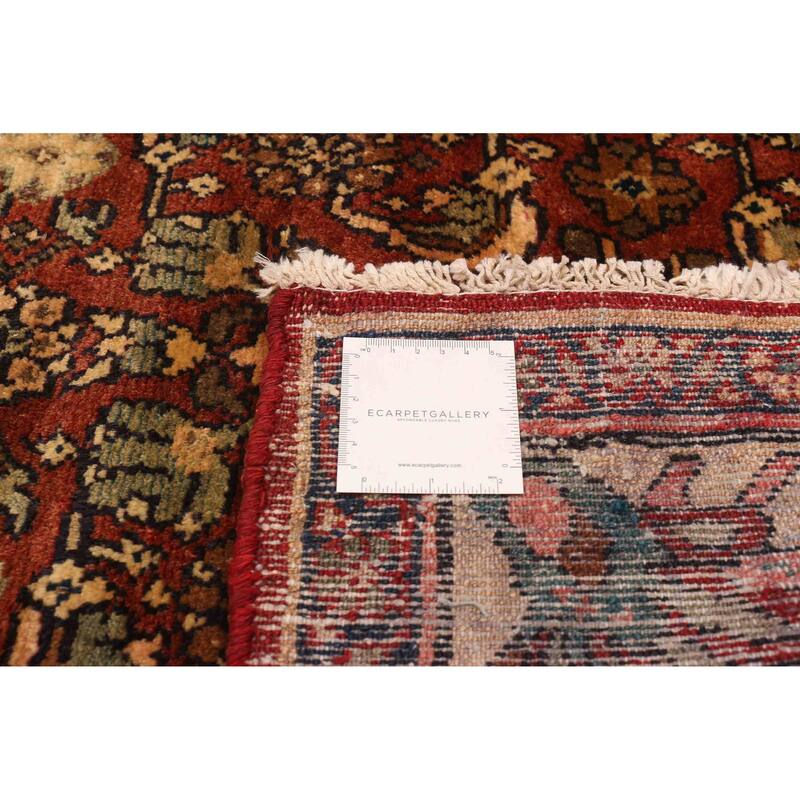 ECARPETGALLERY Hand-knotted Andelz Red Wool Rug - 5'1 x 8'8