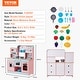 preview thumbnail 44 of 54, Kids Kitchen Playset Play Kitchen for Kids Corner Wooden Play Kitchen