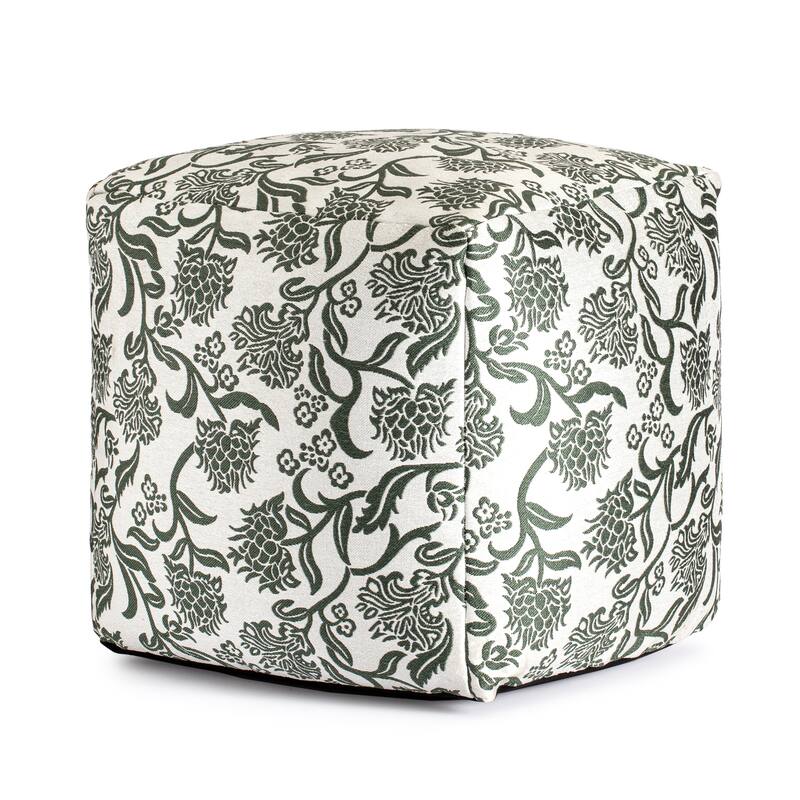 Jani Chamonix Indoor/Outdoor 18" x 18" Square Pouf Ottoman