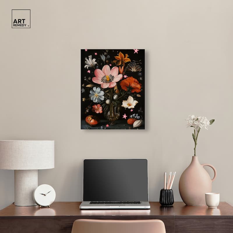 TANY's Floral Universe II Canvas by Art Remedy, Gallery Wrapped
