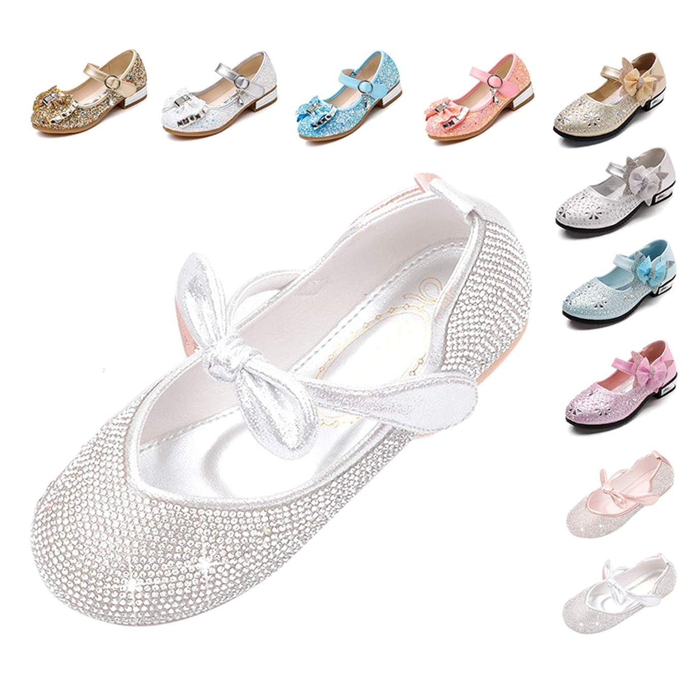 little girl sparkly dress shoes