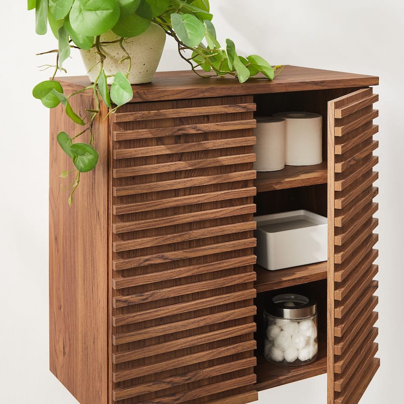 Render Wall Mounted Bathroom Cabinet