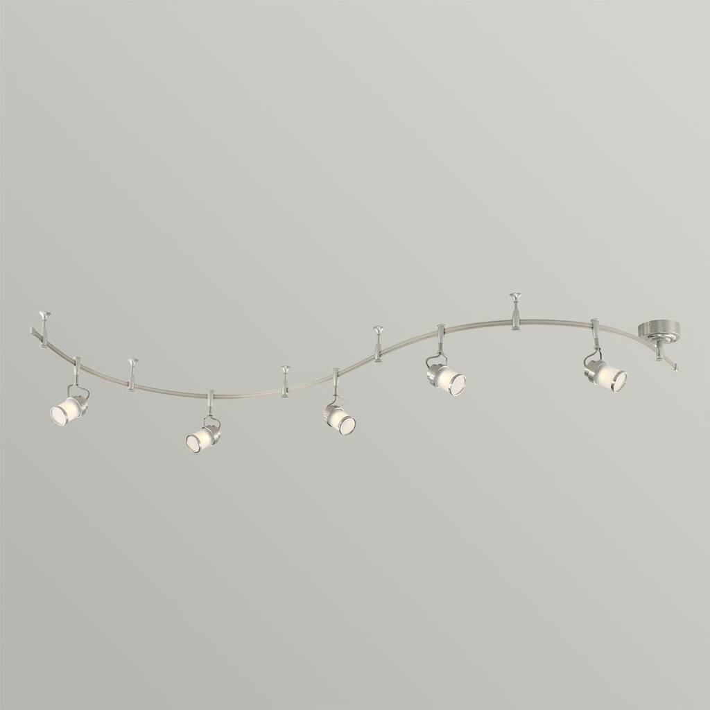 Ana Interiors LED Track Light Flush Mount Brushed Nickel - Exact Size