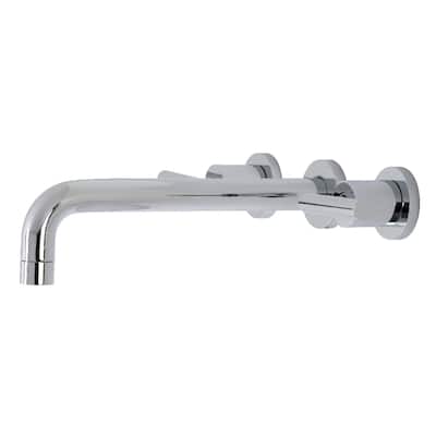 Kingston Brass Manhattan 3-Hole Wall Mount Roman Tub Faucet