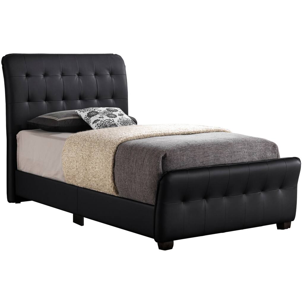 LYKE Home Sunny Black Twin Bed