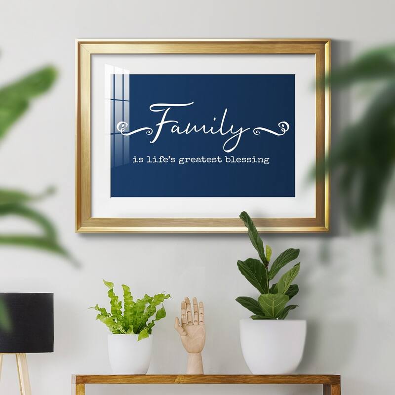 Family Greatest Blessing Premium Framed Print - Ready to Hang