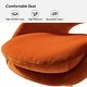 preview thumbnail 5 of 8, HULALA HOME Ramona Modern Velvet Height Adjustable 360 Swivel Task Chair with Metal Base