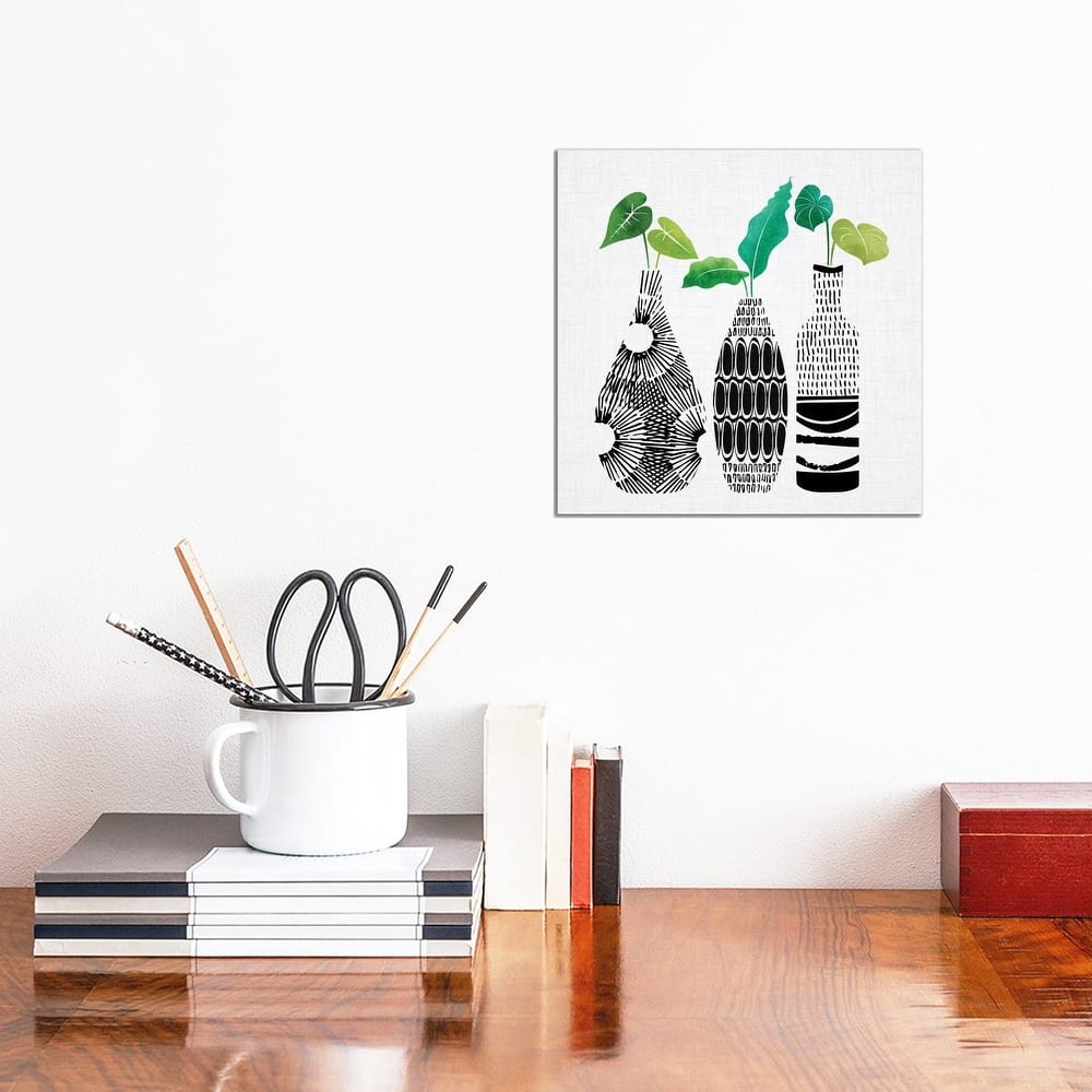 iCanvas "Tribal Vases Trio" by Modern Tropical Canvas Print