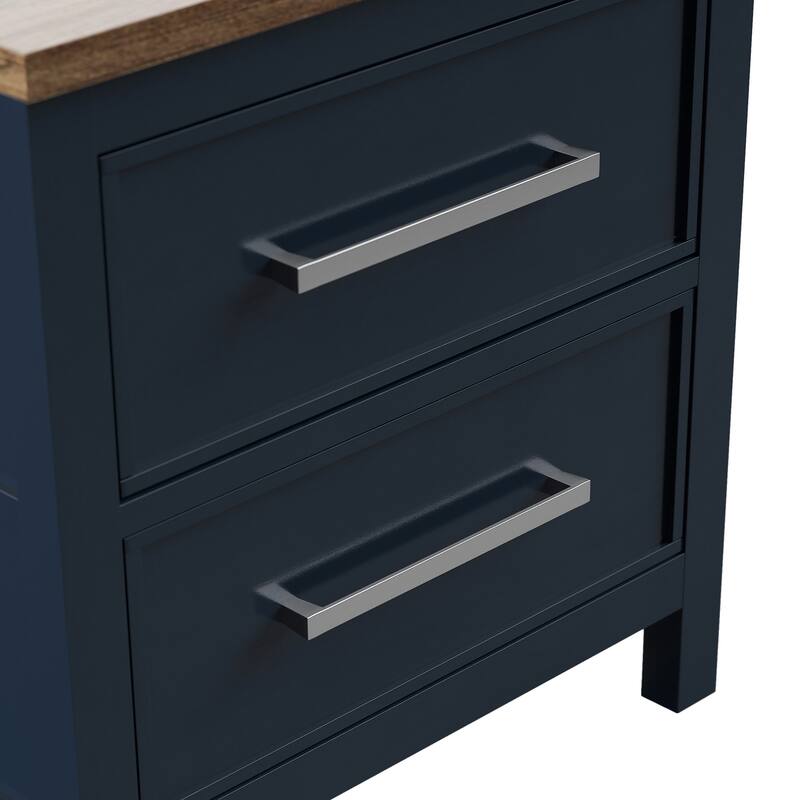 Furniture of America Althea Modern Farmhouse 3-Piece Wood Dresser and 2 Nightstand Bedroom Set
