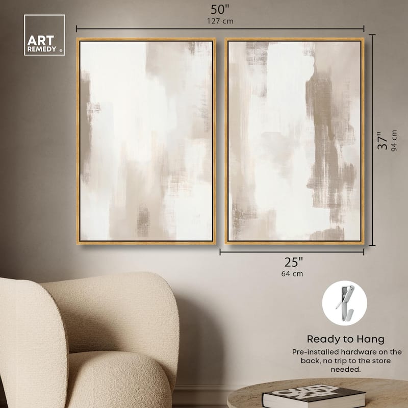 Winter Mist II Canvas Set of 2 by Art Remedy