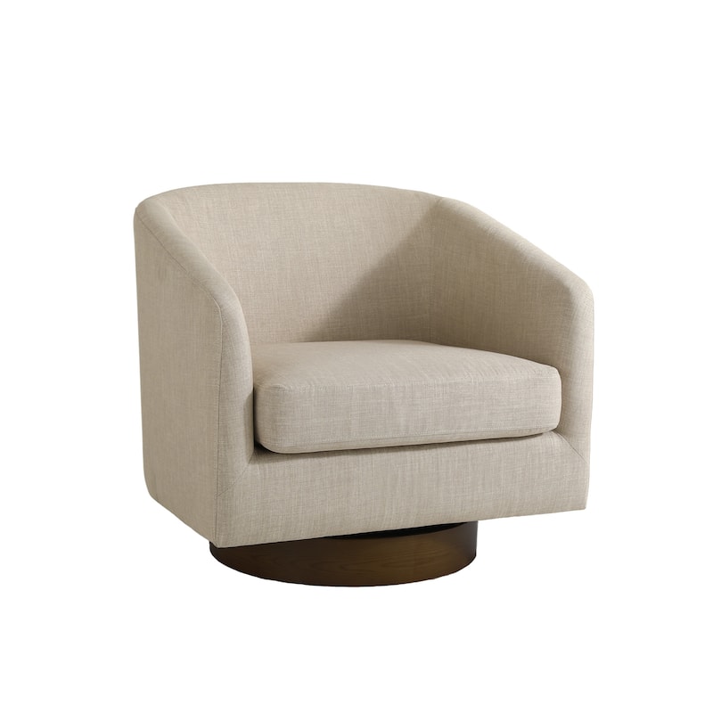 31.1'' W Barrel Swivel Accent Chair (Set of 2)