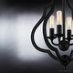 preview thumbnail 7 of 9, Luxury Art Deco Ceiling, 15.5"H x 15"W, with Moroccan Style, Matte Black, BWQ4130 by Urban Ambiance