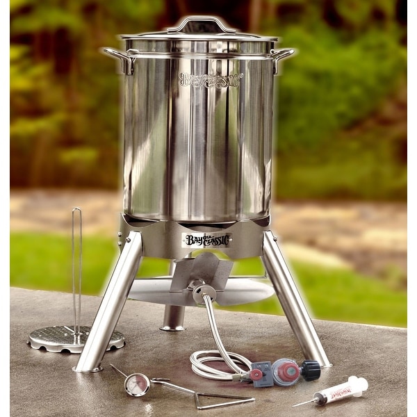 Bayou Classic® 44-qt Stainless Turkey Fryer Kit with Cooker. Opens flyout.