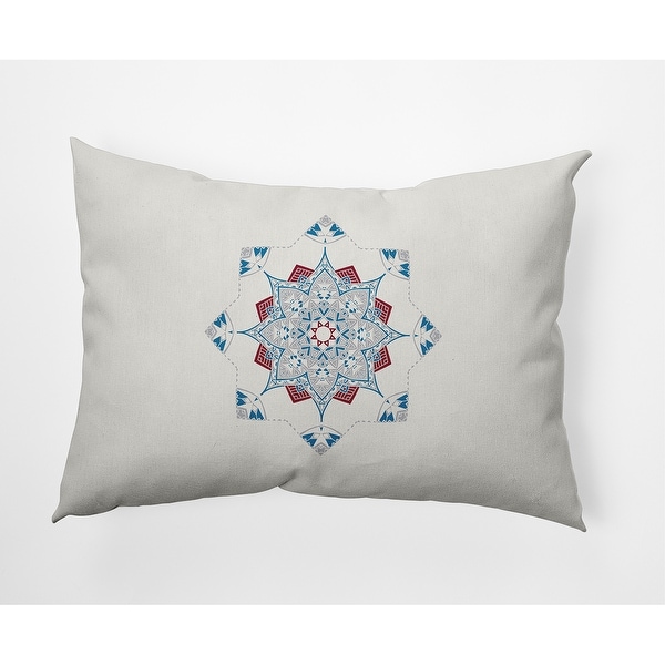Snowflake Star Winter Soft Spun Polyester Indoor Outdoor Throw