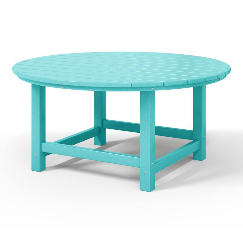 Laguna Outdoor Poly Adirondack 38" Round Coffee Table