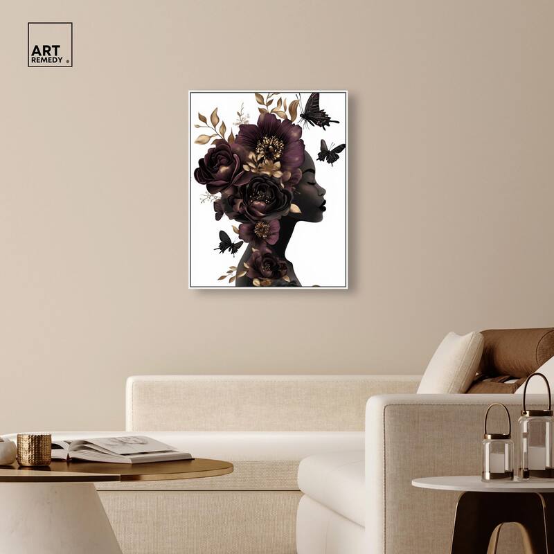In Her Thoughts II Canvas by Art Remedy