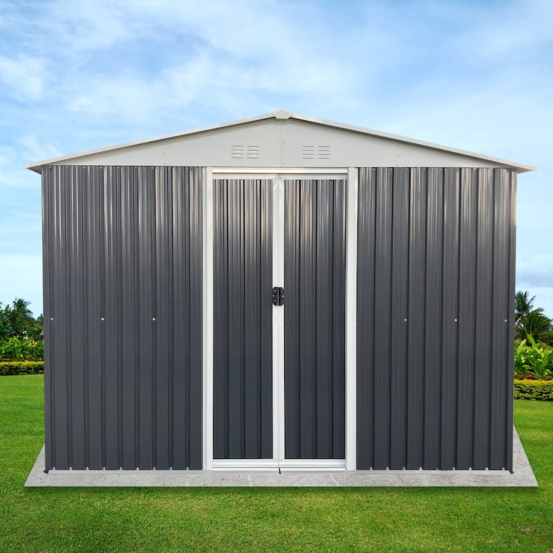 10FTx8FT Garden Shed with Lockable Door