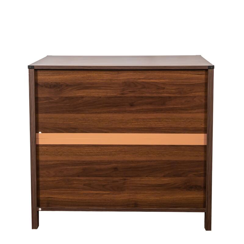 2 Drawer Farmhouse File Cabinet,Filing Cabinet with Lock for Home Office