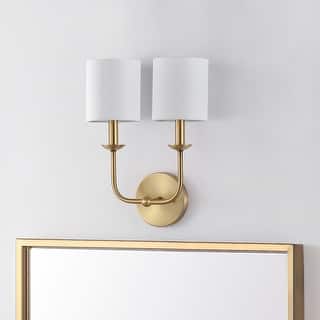 SAFAVIEH Lighting Ferrara Wall Sconce - 6" W x 12" D x 16" H