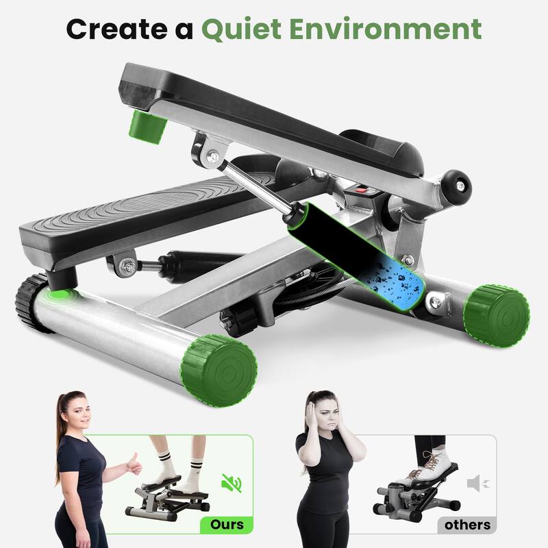 Home stepper machine, twist the stepper and resistance band