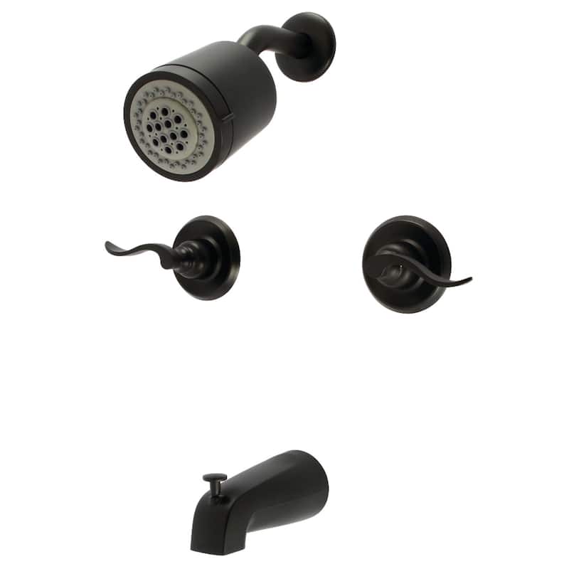 NuWave French Two-Handle Tub and Shower Faucet