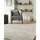preview thumbnail 8 of 13, Livabliss Sunrise Modern & Contemporary Abstract Area Rug Tan/Cream - 2' x 2' 11"