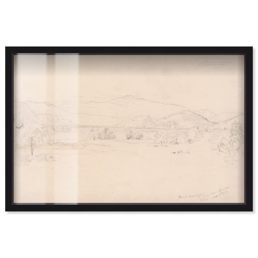 Study for View Mt. Washington Shadowbox by Art Remedy