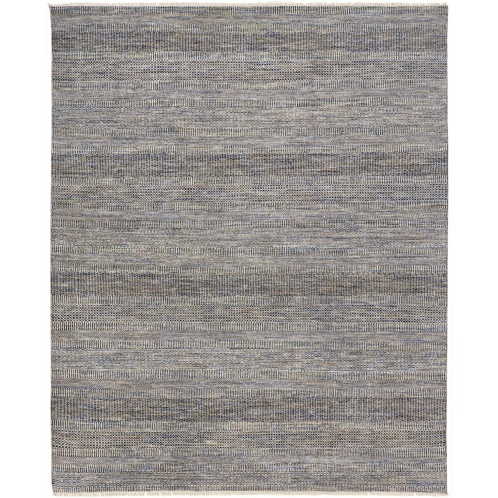 Stripes Color Block Gray Contemporary Rustic Area Rug