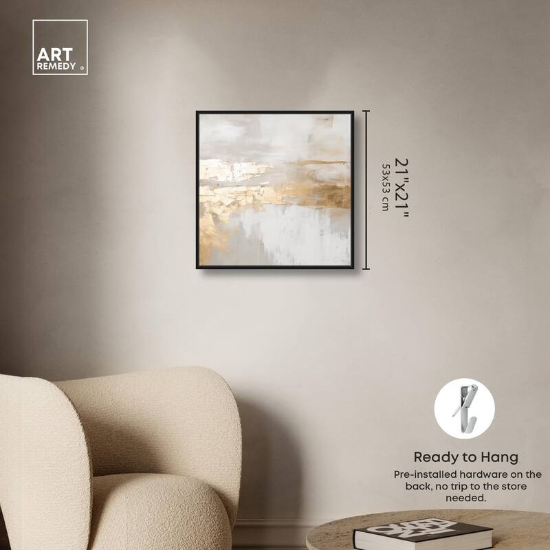 Melted Goldscape II Canvas by Art Remedy