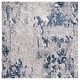 preview thumbnail 28 of 40, SAFAVIEH Meadow Matthissa Modern Abstract Rug 6'7" Square - Grey/Blue - Square
