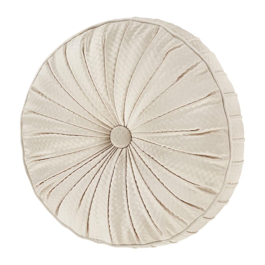 J. Queen New York Villanova Tufted Round Decorative Throw Pillow