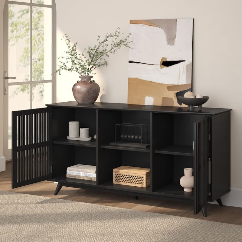 Plank and Beam Mid-Century Modern 2-Door Sideboard/TV Stand