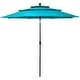 preview thumbnail 9 of 56, Gymax 10ft 3 Tier Patio Market Umbrella Aluminum Sunshade Shelter