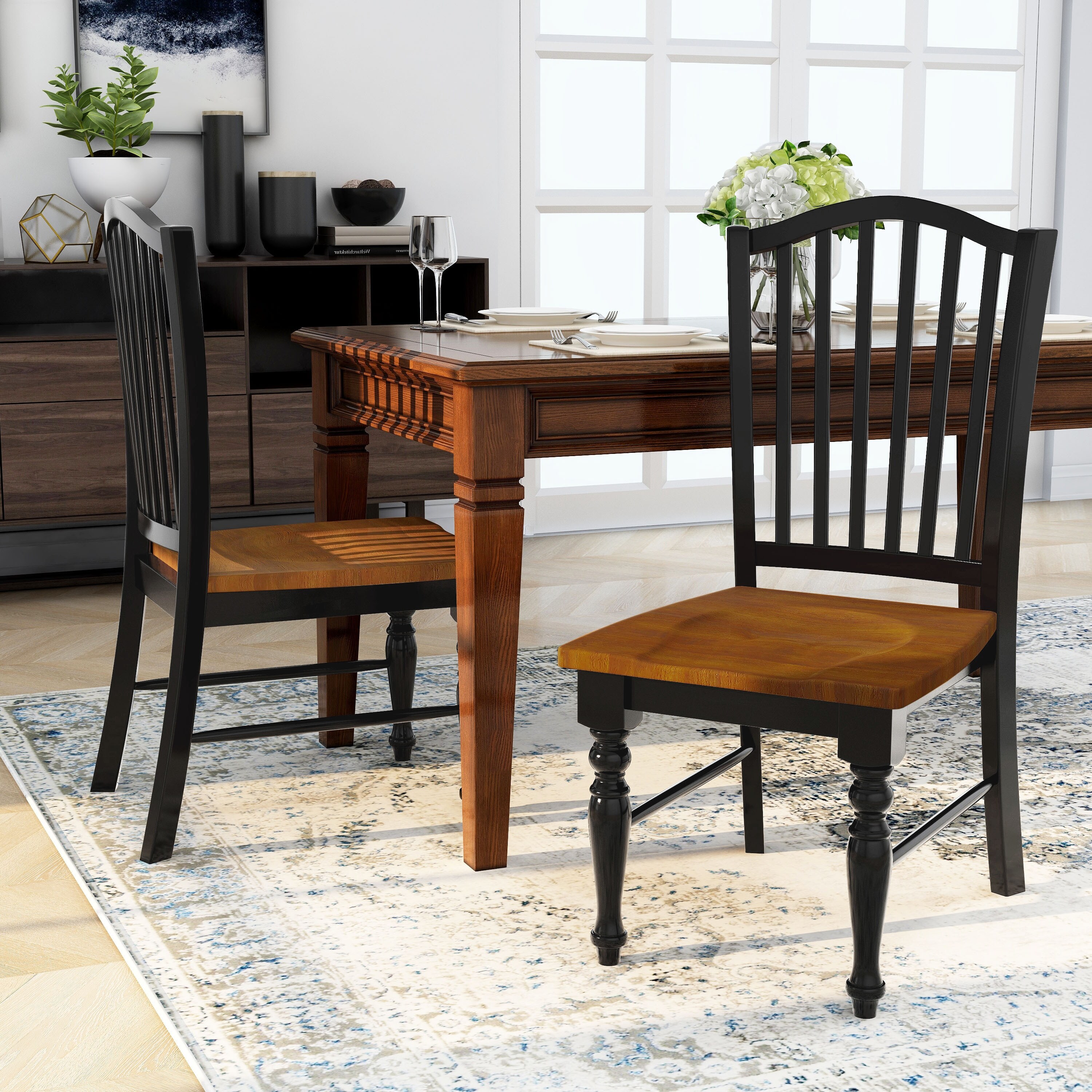 Country Style Dining Table And Chairs - Dining In A Country Style With