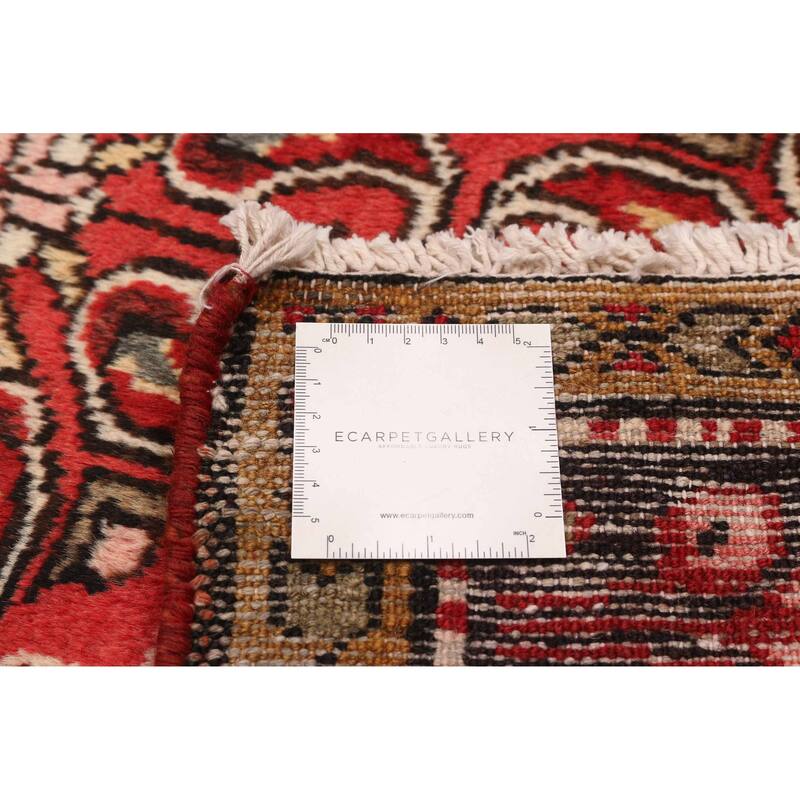 ECARPETGALLERY Hand-knotted Andelz Red Wool Rug - 3'11 x 9'11