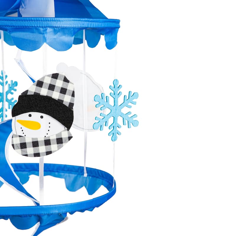 66 in. Snowman Hanging Wind Spinner